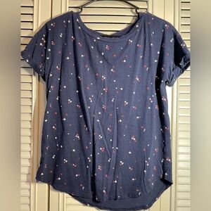 Navy Starry Short Sleeve Tee